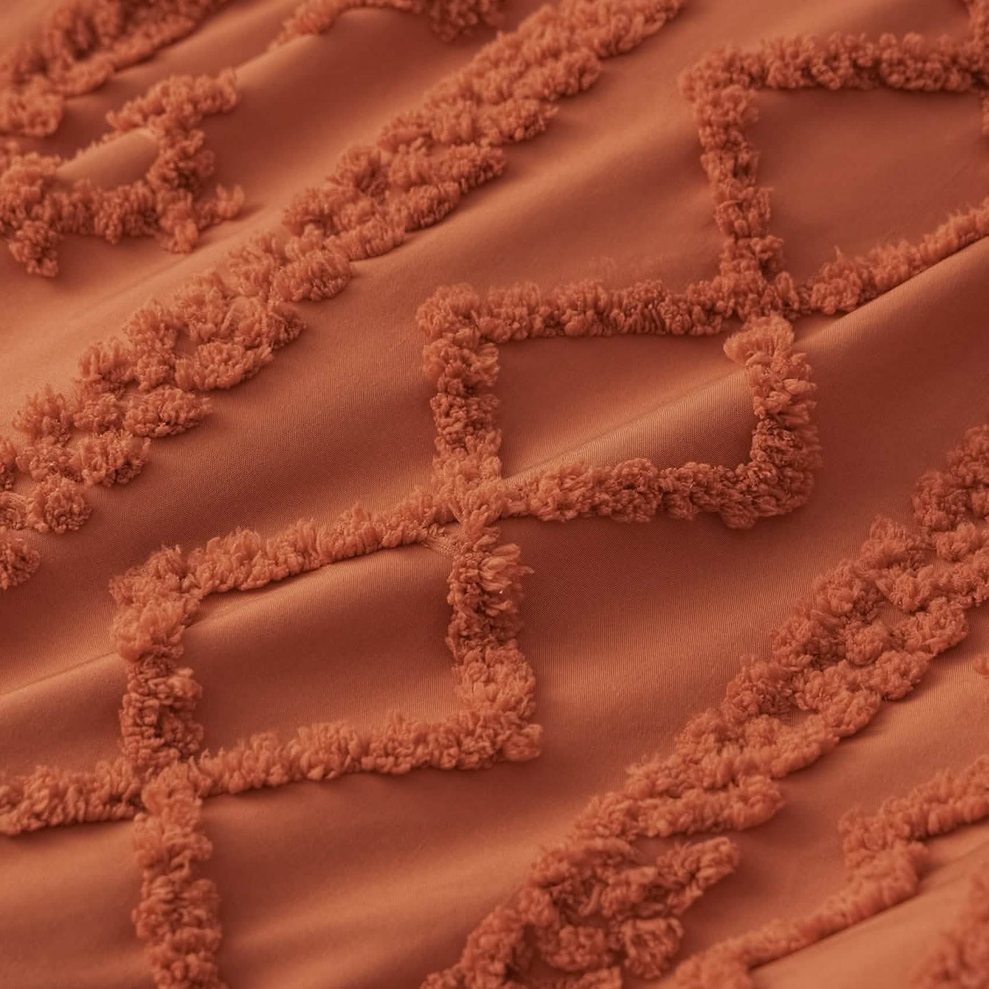 GentleSoft® Boho Tufted Embroidery Duvet Cover Set