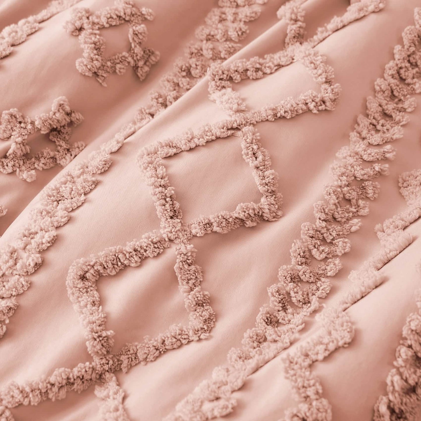 GentleSoft® Boho Tufted Embroidery Duvet Cover Set